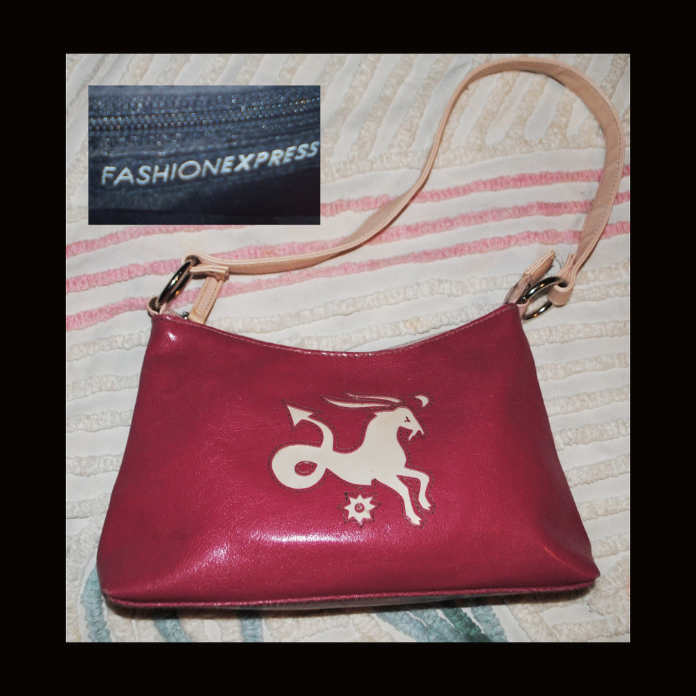 FASHIONEXPRESS  Deep Pink Mythical Image Bag